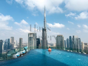 HausReserv at Paramount Midtown Hotel - Infinity Pool with Burj Khalifa View - Luxury Apartments